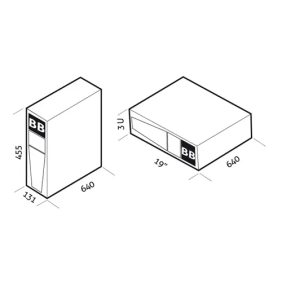 BBX SDU 240V BB A3 - Riello Power Solutions KSDU240PA300NPA
