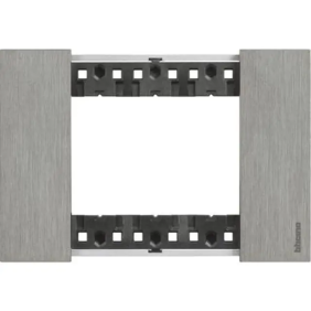 L.NOW - placca 3P ACCIAIO - BTicino KA4803ZG