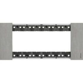 L.NOW - placca 6P ACCIAIO - BTicino KA4806ZG