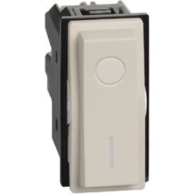 L.NOW - interruttore 2P 16AX sabbia - BTicino KM4002