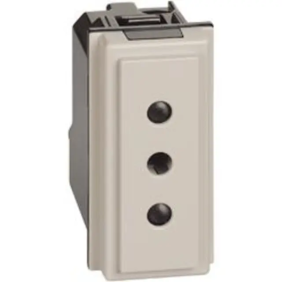 L.NOW - presa 2P+T 10A 250Vac sabbia - BTicino KM4113