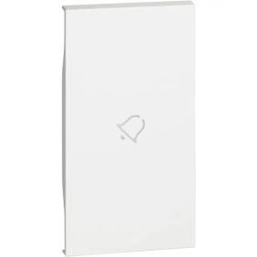 L.NOW - cover comando campan. 2 mod. bianco - BTicino KW01M2D