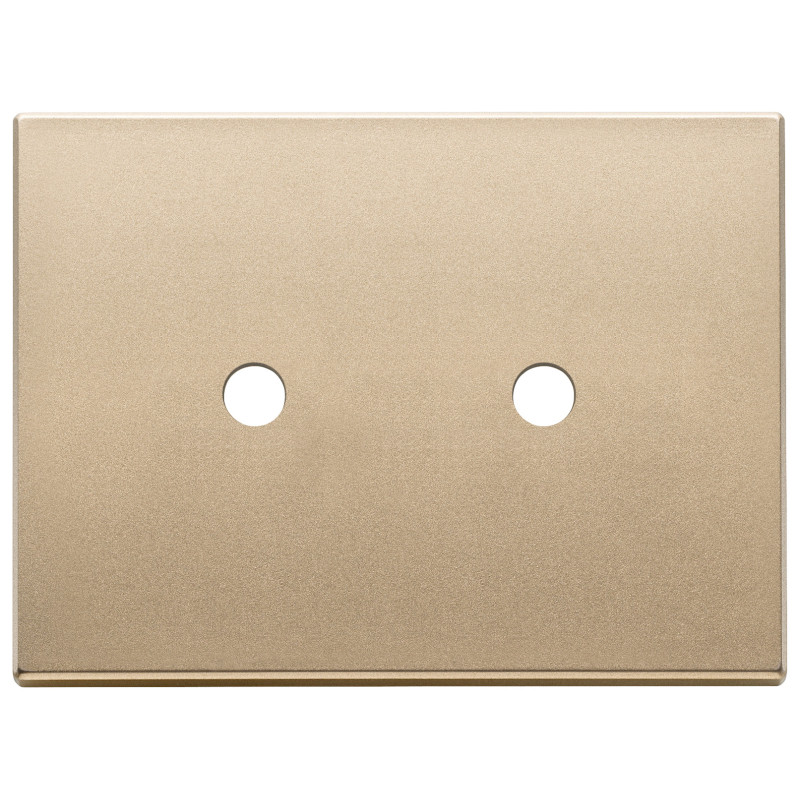 Placca 3Mx2 Tondo oro satinato - Vimar 22683.RN.2.88