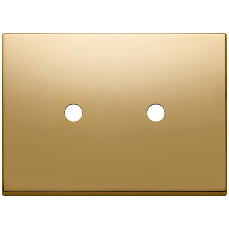 Placca 3Mx2 Tondo oro - Vimar 22683.RN.2.82