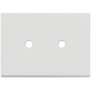 Placca 3Mx2 Tondo bianco matt - Vimar 22683.RN.2.01