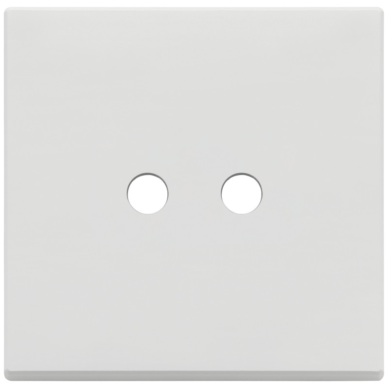 Placca 2Mx2 Tondo bianco matt - Vimar 22682.RN.2.01