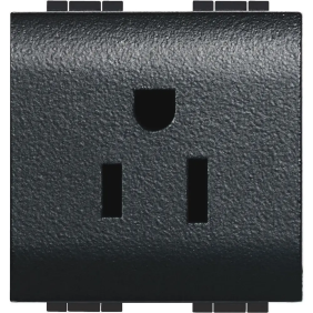 living int - presa 2P+T 15A 125Vac USA - BTicino L4128