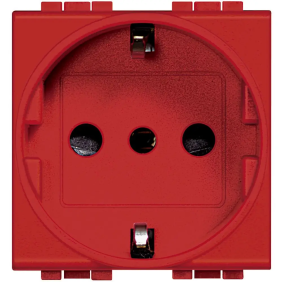 living int - presa std tedesco P30 red - BTicino L4140R