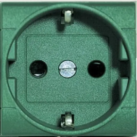 LL - presa st ger 2P+T verde antracite - BTicino L4141V