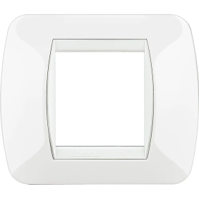 living int - placca 2P bianco - BTicino L4802BI