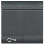 LL - copritasto+chiave 2m antracite - BTicino L4915M2FN