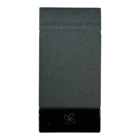 livinglight - tasto ventola antracite - BTicino L4915RN