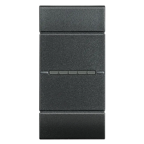 LL - copritasto comando assiale 1m antracit - BTicino L4916