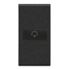 LL - copritasto ax+campanello 1m antracite - BTicino L4916D