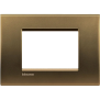 LL - placca 3P bronzo - BTicino LNA4803BZ