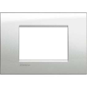 LL - placca 3P argento lunare - BTicino LNA4803GL
