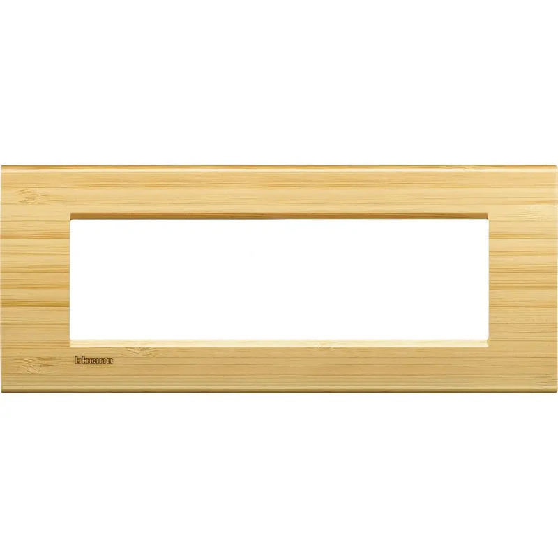 LL - placca 7P bamboo - BTicino LNA4807LBA