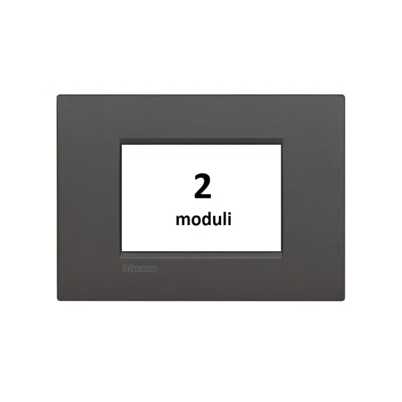 LL - placca 2P antracite - BTicino LNC4802AR