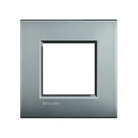 LL - placca 2P nichel satinato - BTicino LNC4802NK