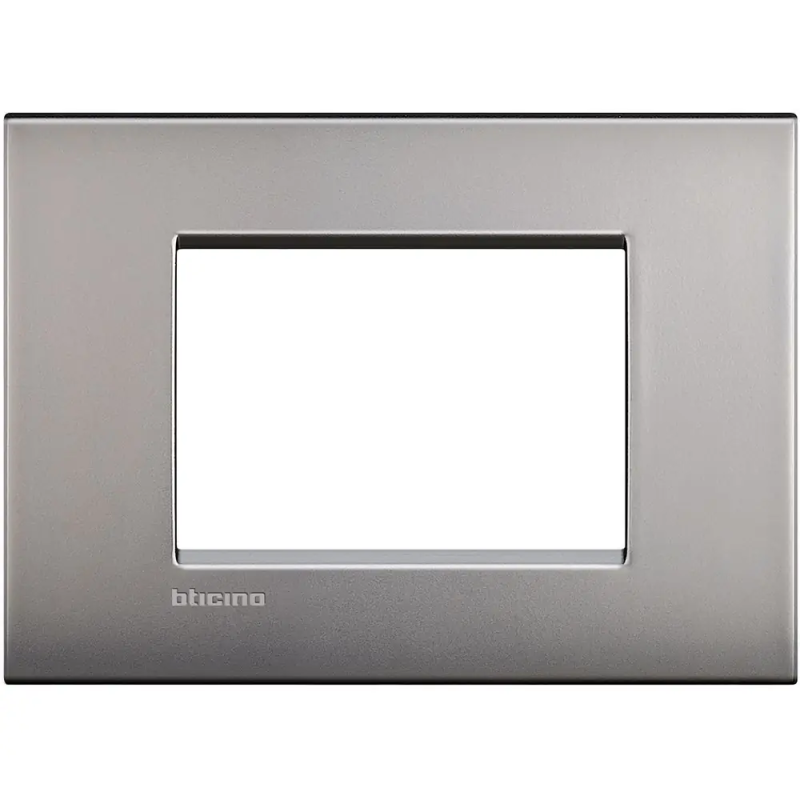 LL - placca 3P nichel satinato - BTicino LNC4803NK