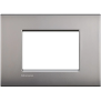 LL - placca 3P nichel satinato - BTicino LNC4803NK