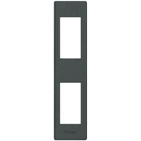 LL - placca profilato 1+1P antracite - BTicino LND4812AR