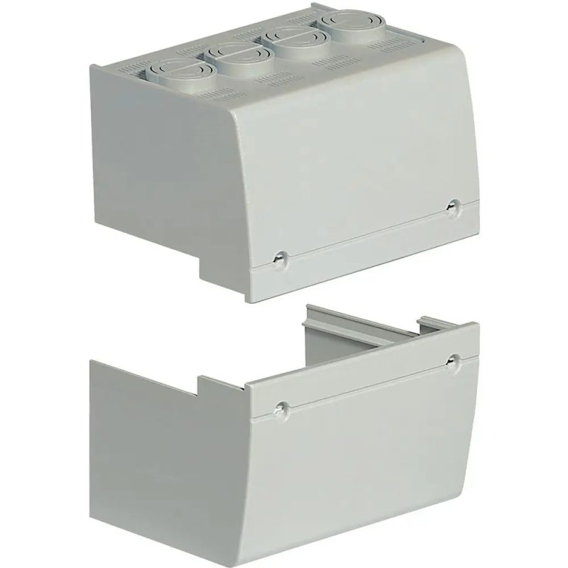 mega M160/250 - 2 calotte int 4P su base - BTicino M7161NB