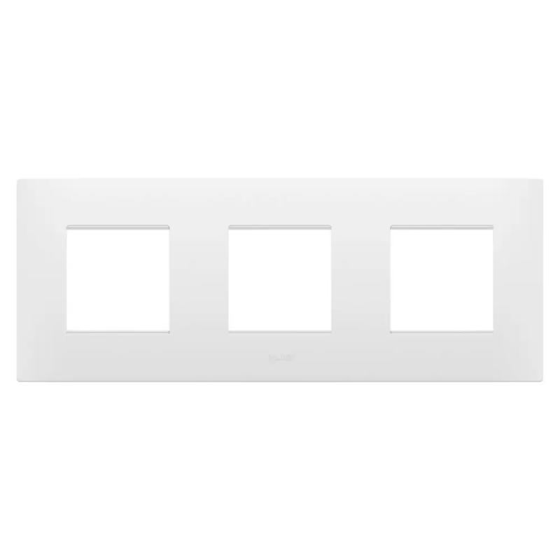 PLACCA EGO INT.2+2+2P O BIANCO SATINATO - Gewiss GW16026PW