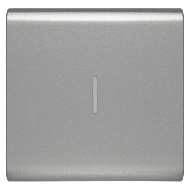 TASTO INTERC.CON DIFFUSORE 2M TITANIO - Gewiss GW14556S