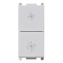 Commutatore 2P 10AX fan-coil Silver - Vimar 14063.SL