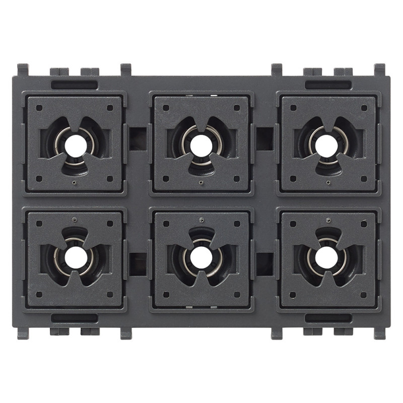 Comando Flat 6 pulsanti 1P NO 24V 3M - Vimar 02687.AX
