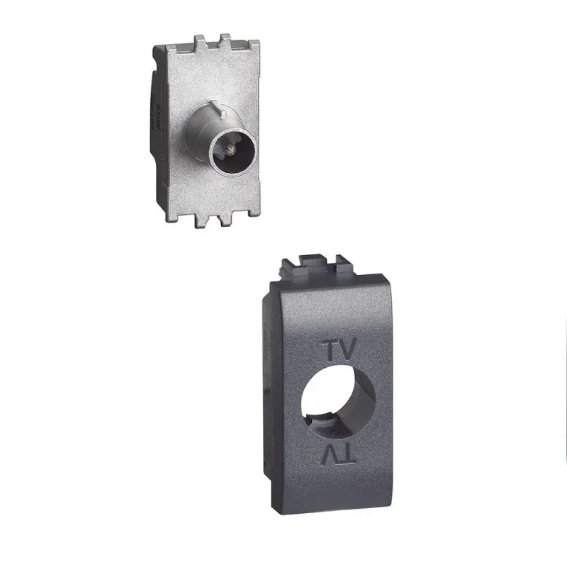 LL- Presa TV diretta 1M nero - BTicino L4202DN